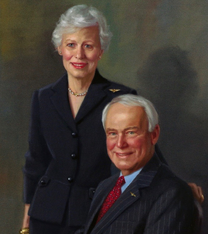 A portrait of Paul and Phyllis Galanti.