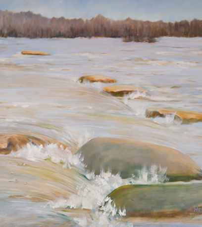 'James River: The Rapids' by Helen Crighton.