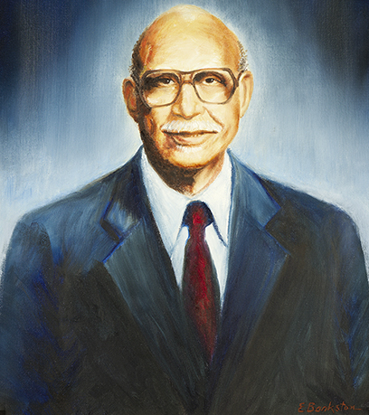 A portrait of Oliver Hill, Sr.