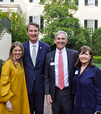 The First Lady, Governor, Bill Street and Susan Snyder pose for a photo.