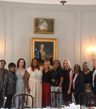 female military leaders with the First Lady