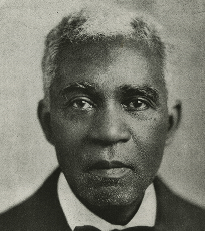 A black and white photo of Winston Edmunds, courtesy of the Library of Virginia.