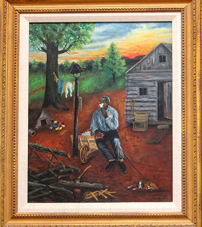 a man with a straight razor on a Saturday night.